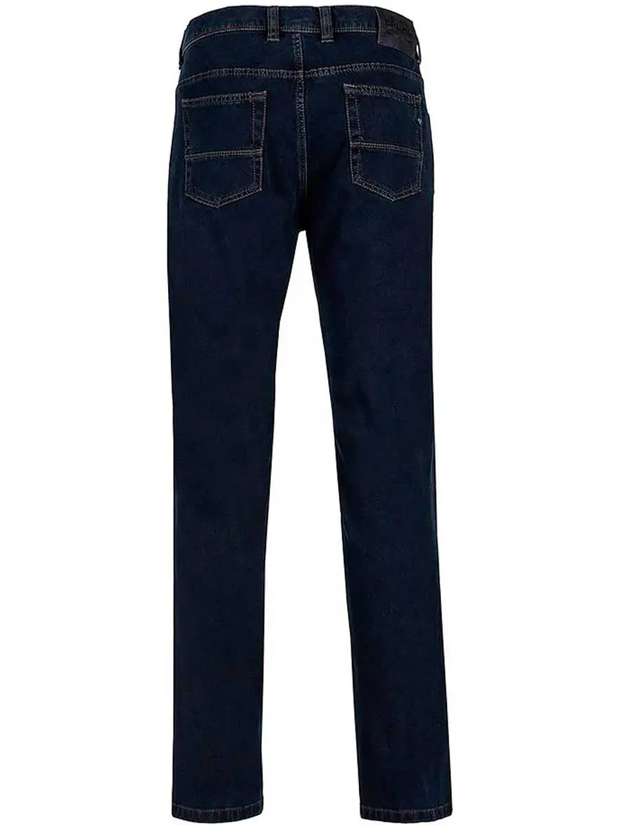 BRUHL Mens Genua III B Light Ring Denim Jeans - Dark Navy - Image 6