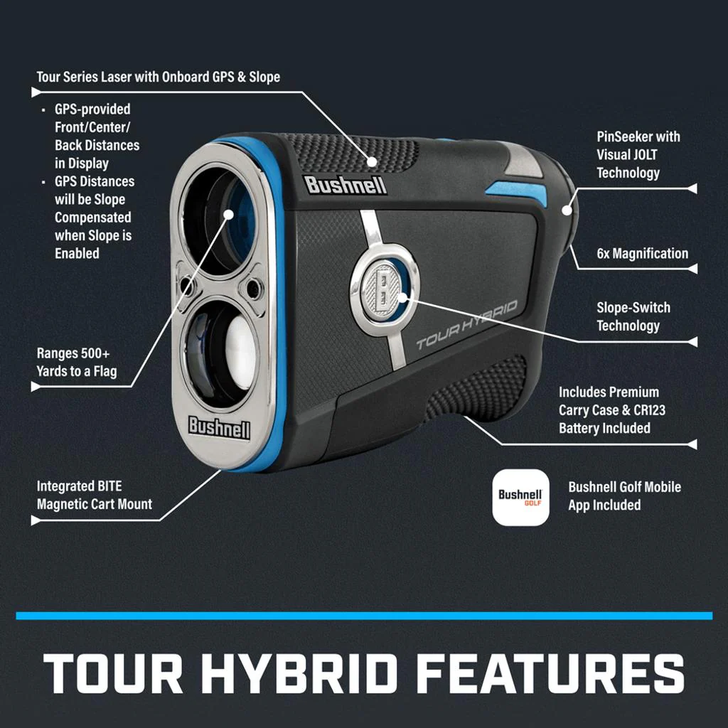 BUSHNELL Tour Hybrid Golf Laser Rangefinder - Image 5