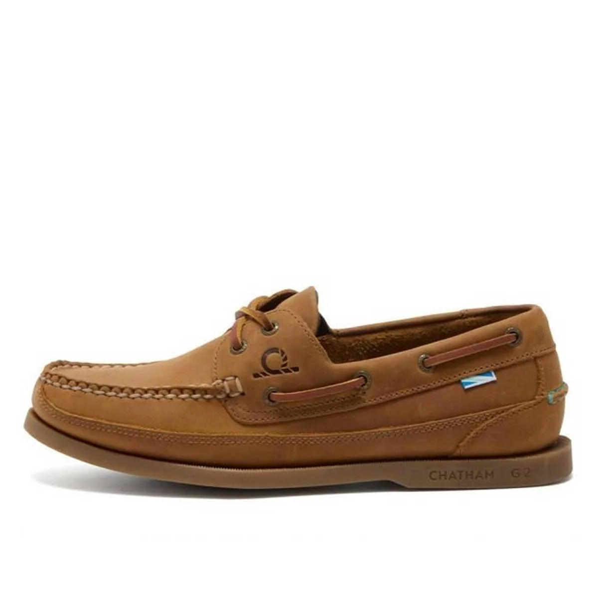 CHATHAM Kayak II G2 Leather Deck Shoes - Mens - Walnut - Image 3