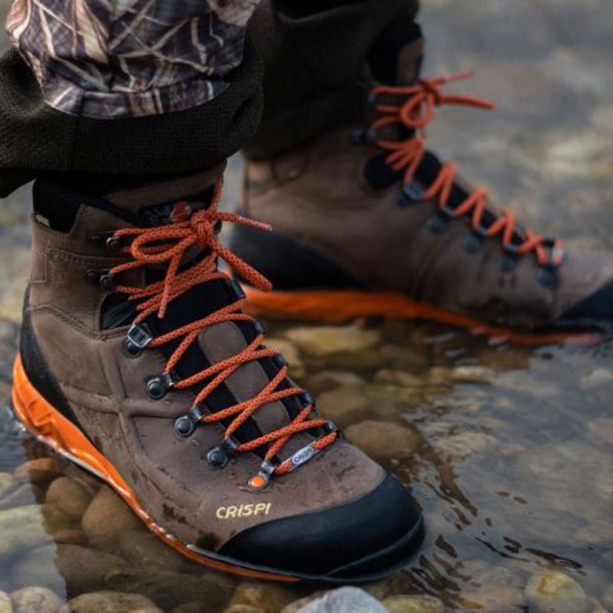 CRISPI Valdres GTX - Mens Gore-Tex Hunting Boots - Dark Brown - Image 2
