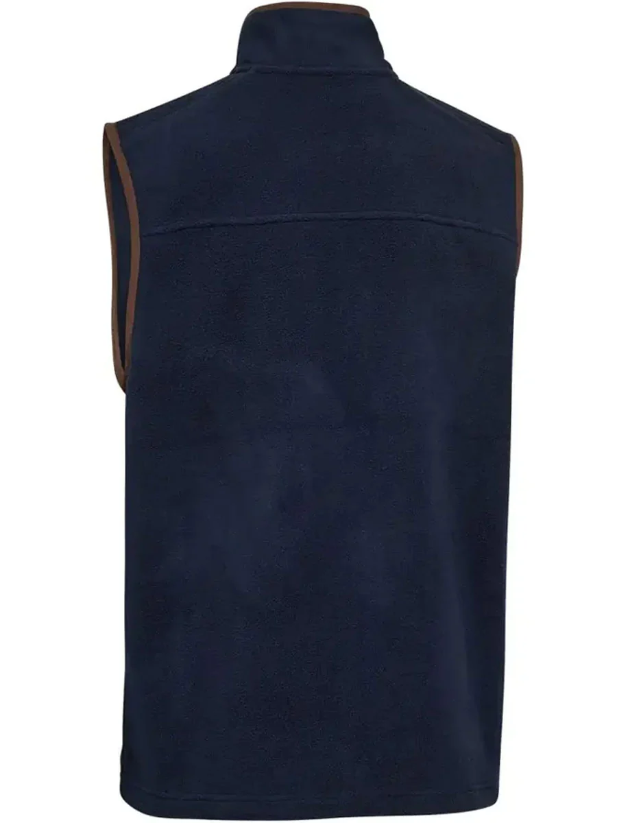 DEERHUNTER Cumbria Fleece Waistcoat - Mens - Dark Blue - Image 3