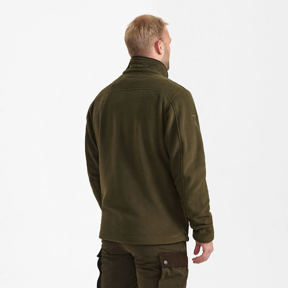 DEERHUNTER Eagle Fleece Jacket - Mens - Tarmac Green - Image 4