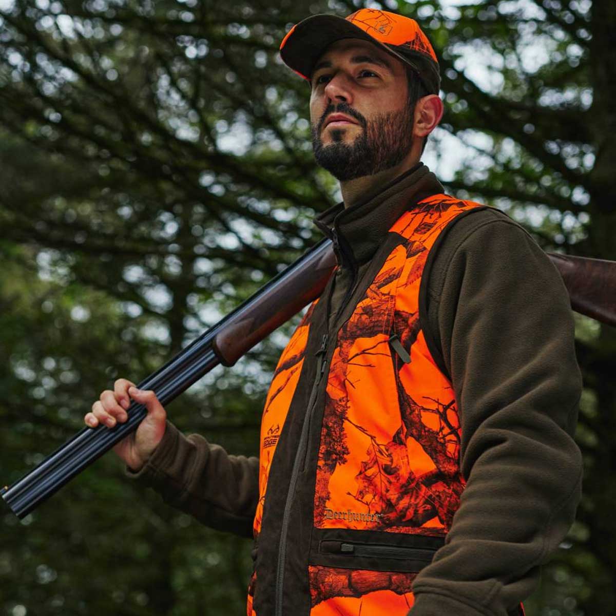 DEERHUNTER Eagle Waistcoat - Mens - Realtree Edge Orange - Image 2