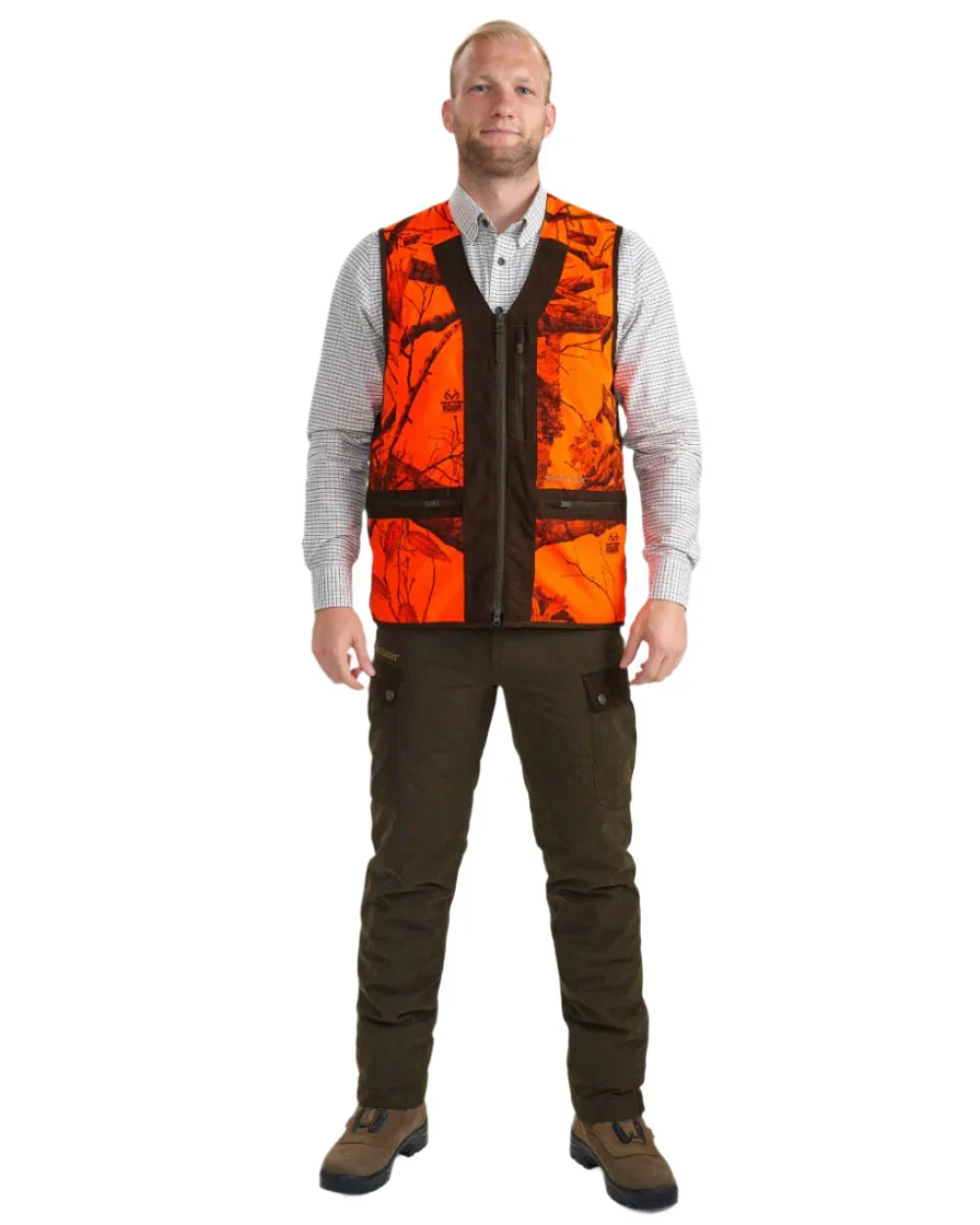 DEERHUNTER Eagle Waistcoat - Mens - Realtree Edge Orange - Image 5