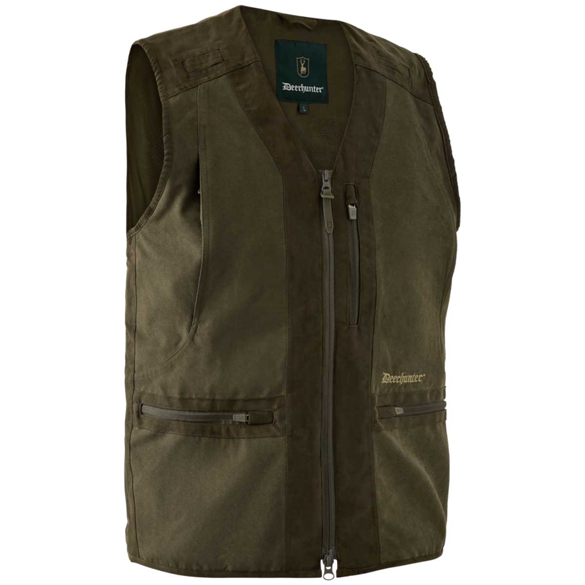 DEERHUNTER Eagle Waistcoat - Mens - Tarmac Green - Image 2