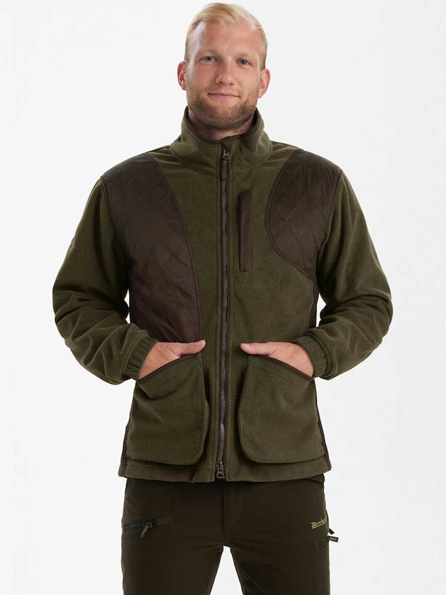 DEERHUNTER Gamekeeper Shooting Jacket - Mens - Graphite Green Melange - Image 3