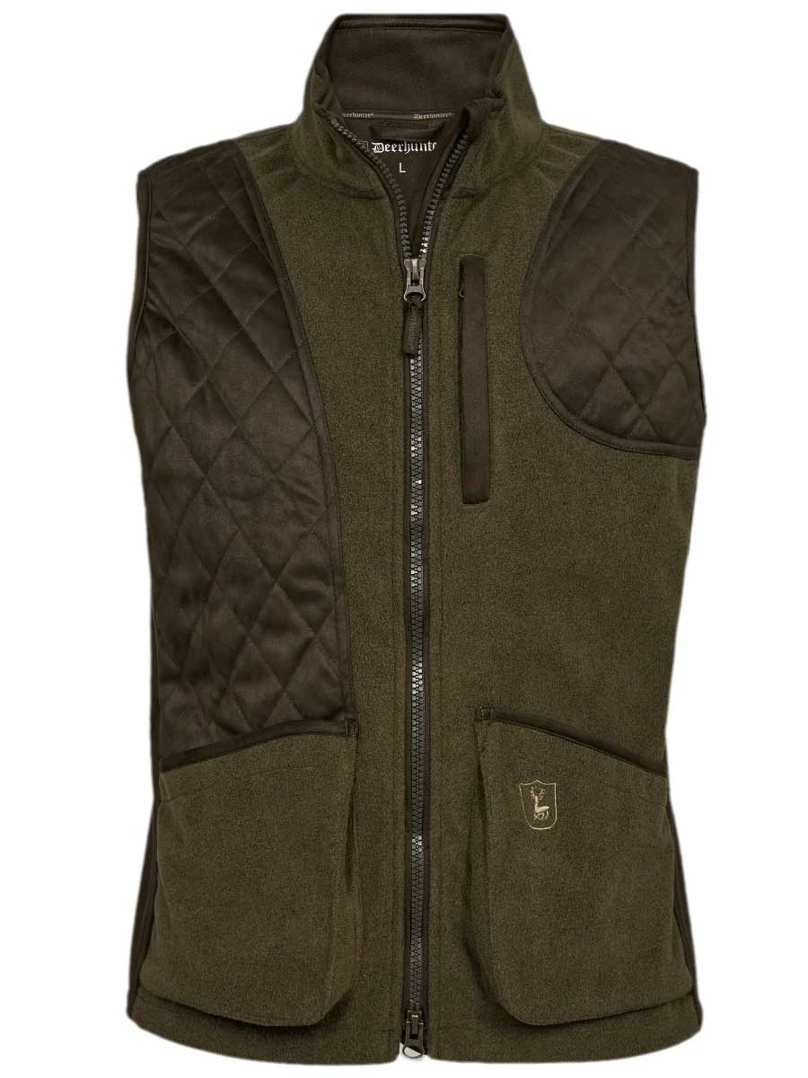 DEERHUNTER Gamekeeper Shooting Waistcoat - Mens - Graphite Green - Image 3