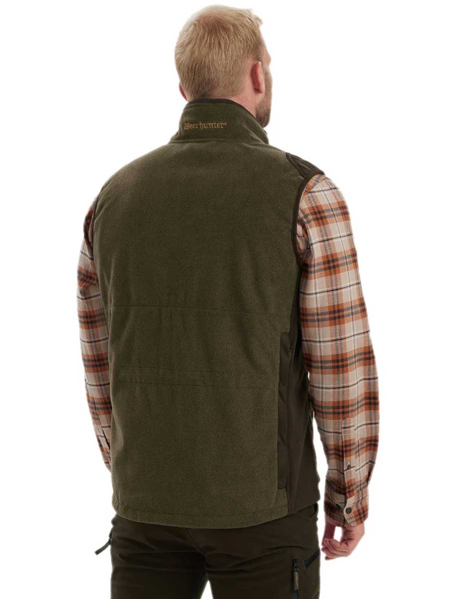 DEERHUNTER Gamekeeper Shooting Waistcoat - Mens - Graphite Green - Image 6