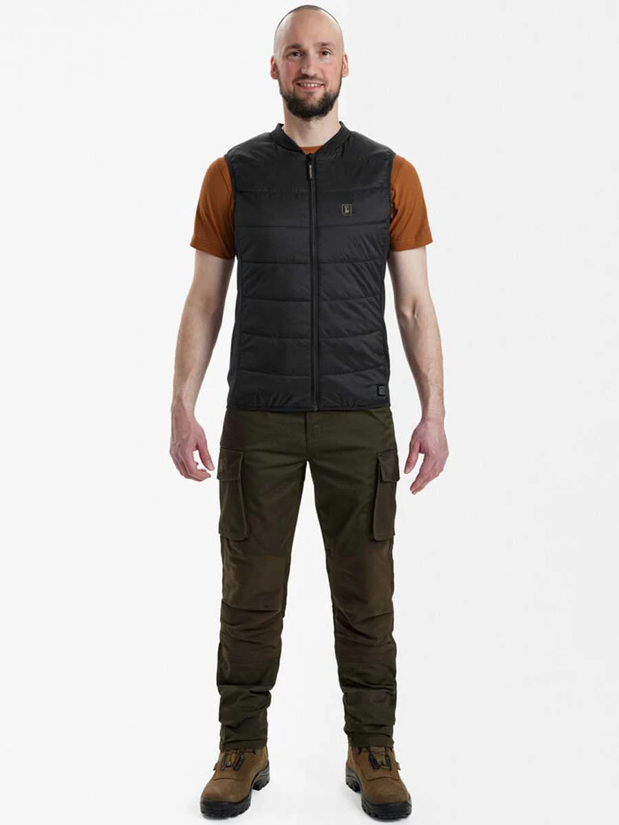 DEERHUNTER Heat Inner Waistcoat - Mens - Black - Image 5