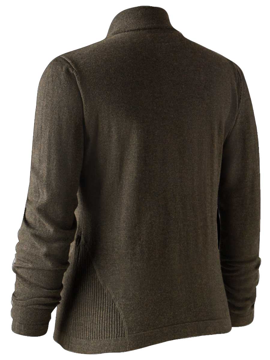 DEERHUNTER Lady Darlington Knit Cardigan - Dark Elm - Image 5