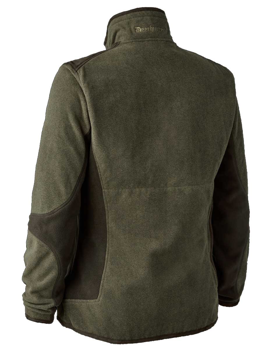 DEERHUNTER Lady Pam Bonded Fleece Jacket - Graphite Green - Image 4