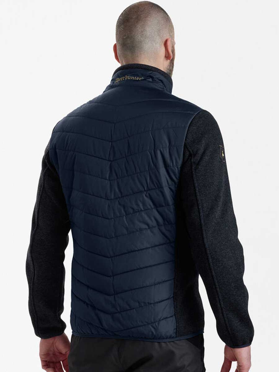 DEERHUNTER Moor Padded Jacket w.Knit - Mens - Dark Blue - Image 3