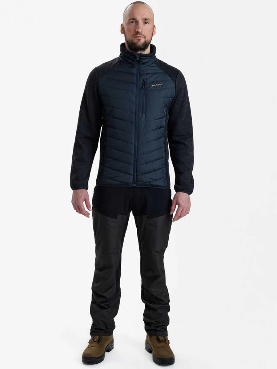 DEERHUNTER Moor Padded Jacket w.Knit - Mens - Dark Blue - Image 4