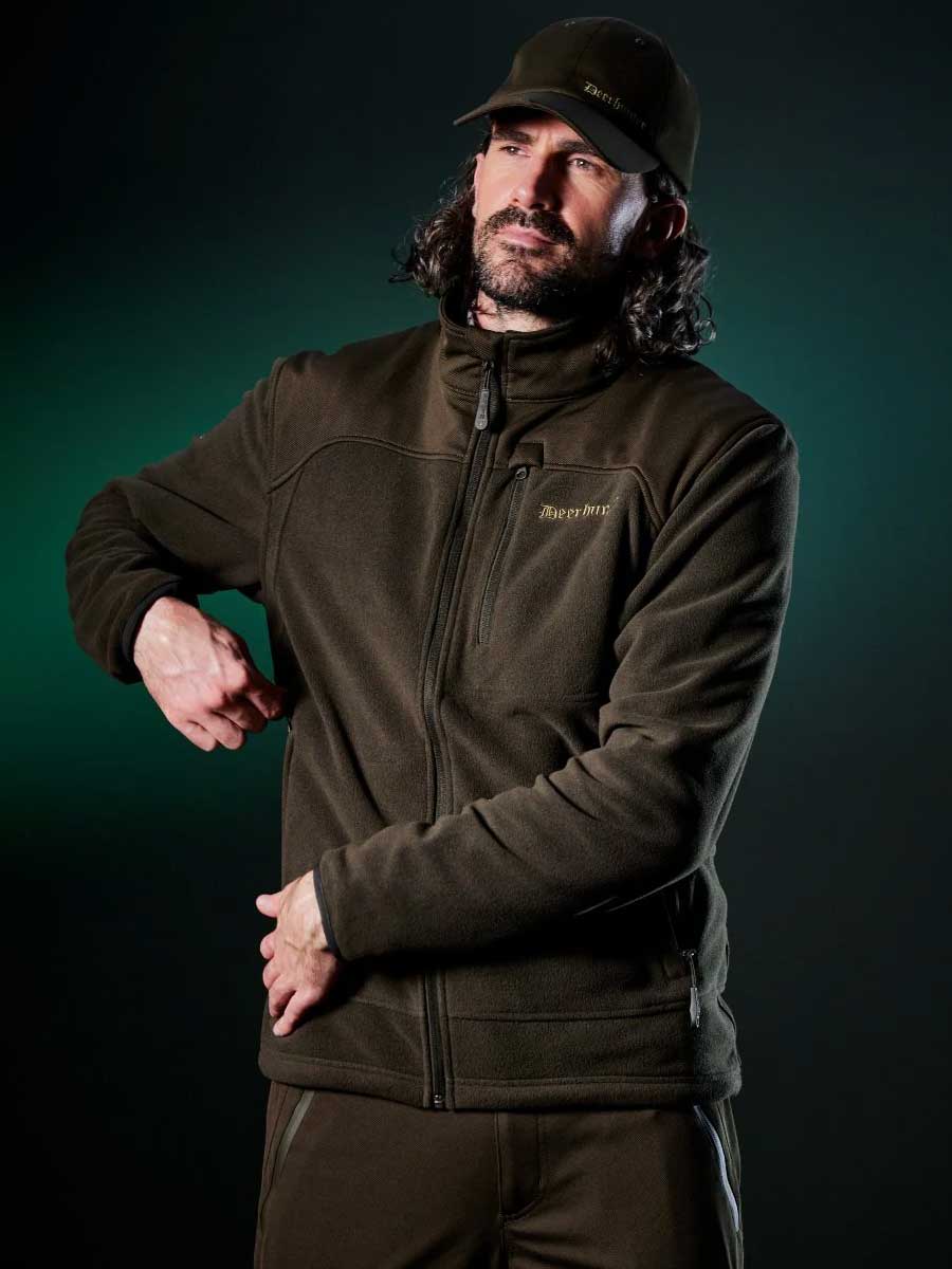 DEERHUNTER Muflon Pro Fleece Jacket - Mens - Art Green - Image 2