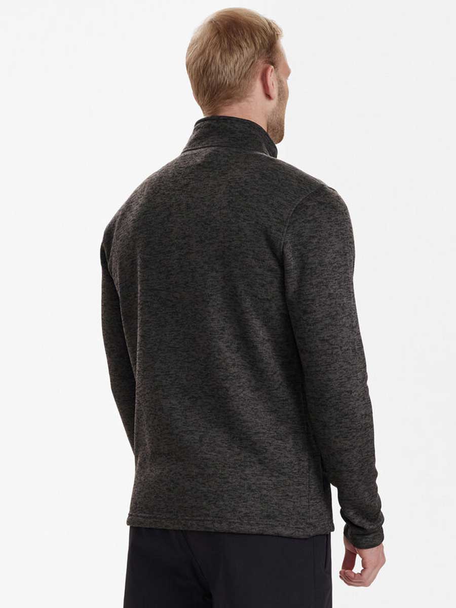 DEERHUNTER Sarek Knitted Jacket - Men's - Dark Grey Melange - Image 3