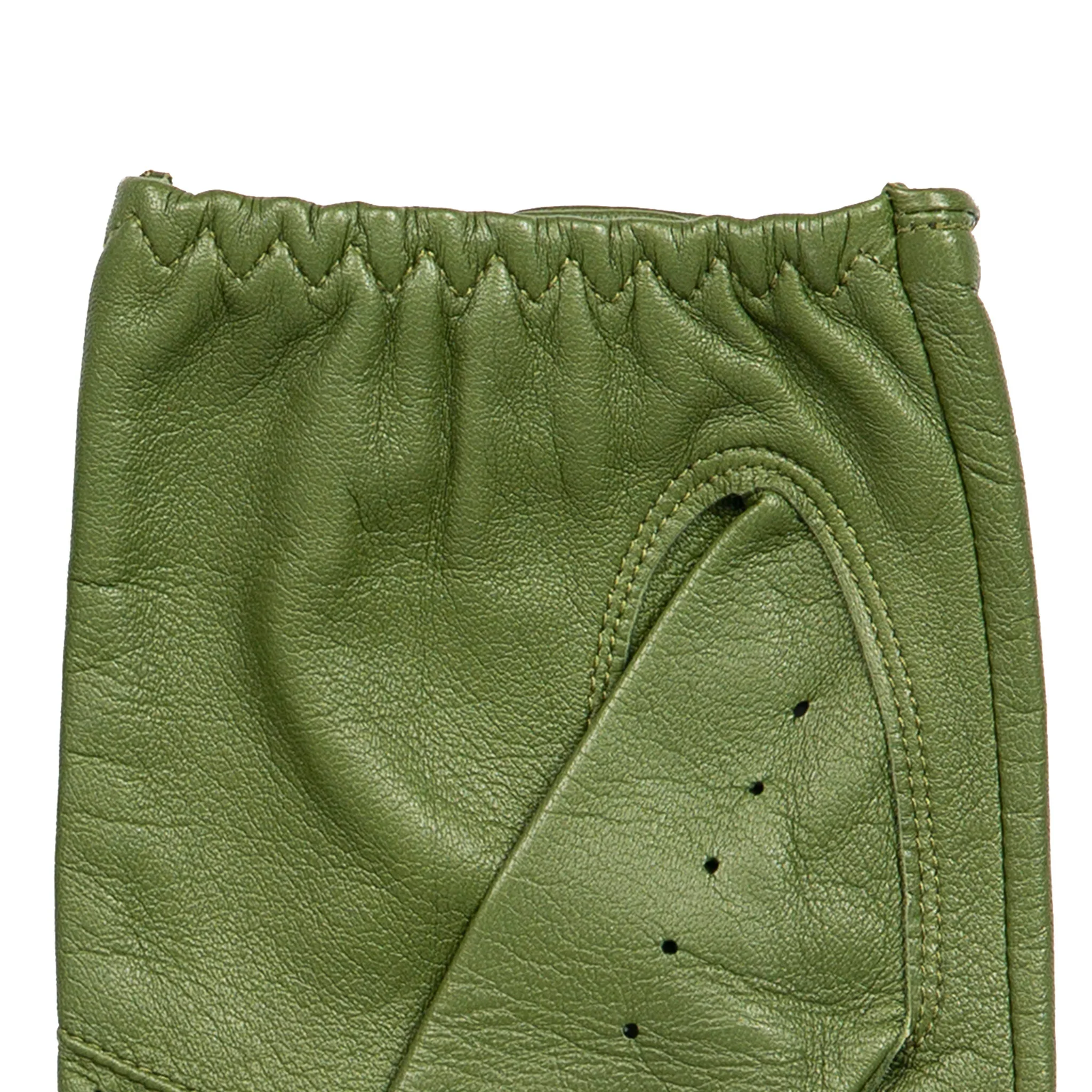 DENTS Delta Men's Classic Leather Driving Gloves - Lincoln Green - Image 11