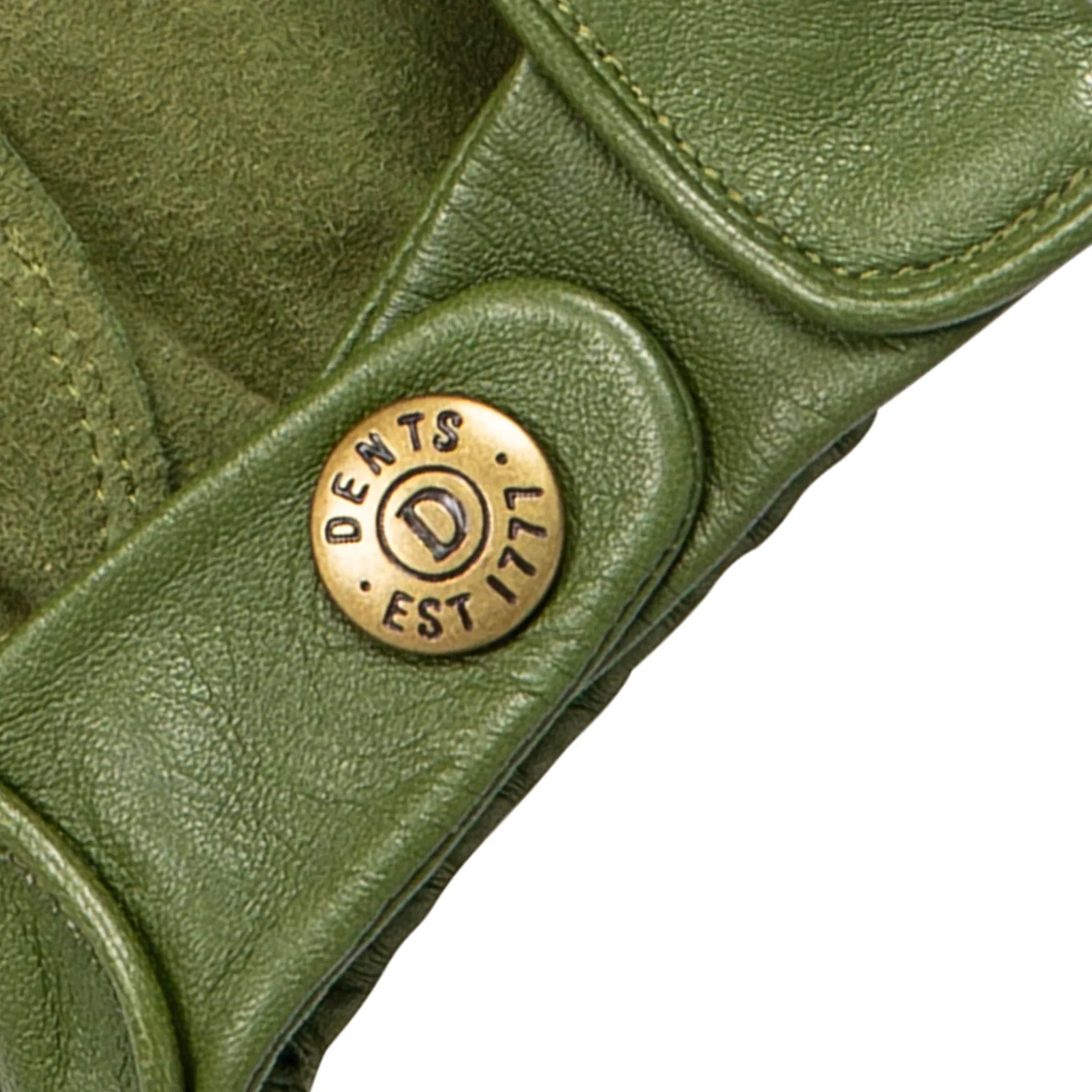 DENTS Delta Men's Classic Leather Driving Gloves - Lincoln Green - Image 9