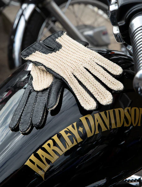 DENTS Kelly Crochet Back Leather Driving Gloves - Women's - Neutral & Black - Image 2