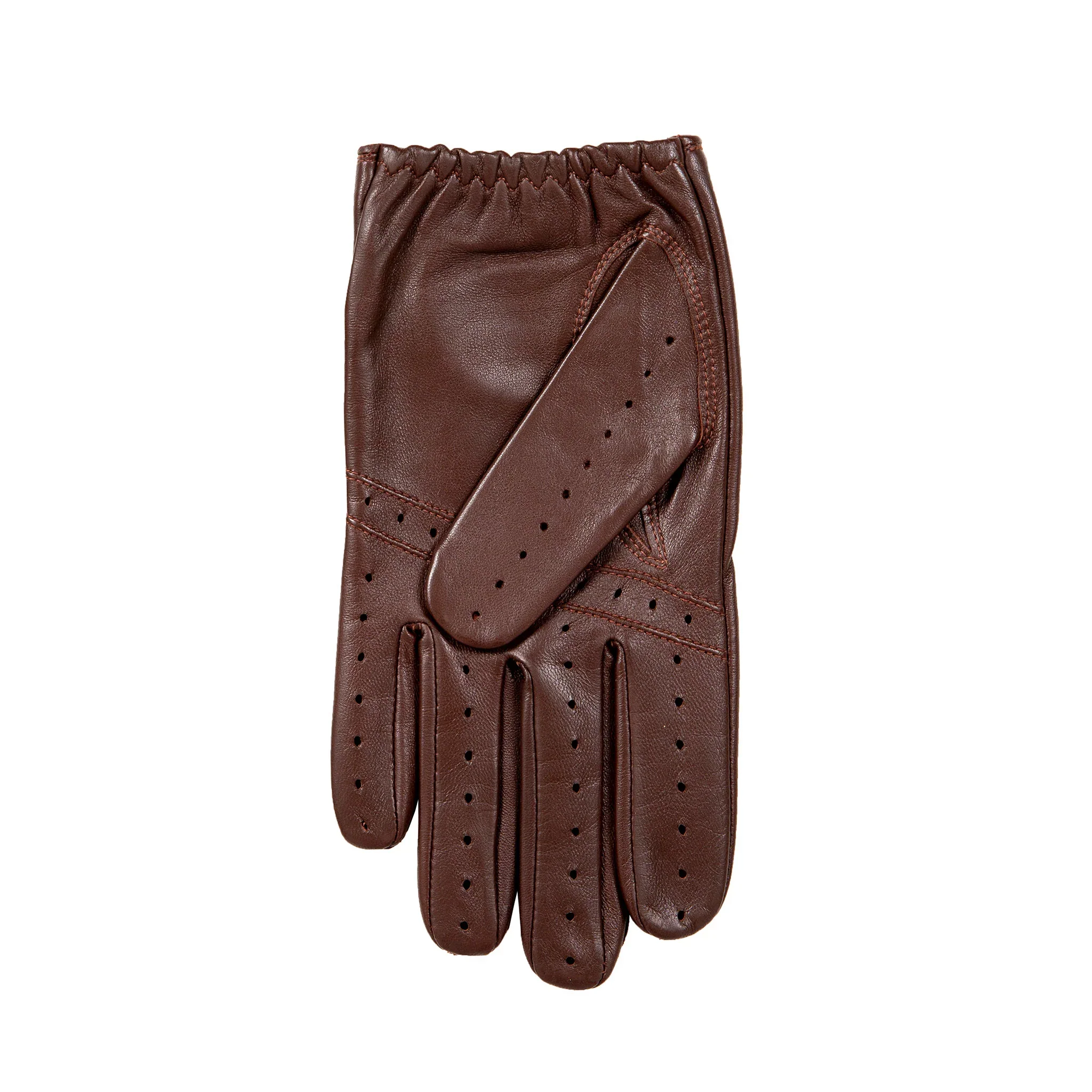 DENTS Delta Men's Classic Leather Driving Gloves - English Tan - Image 6