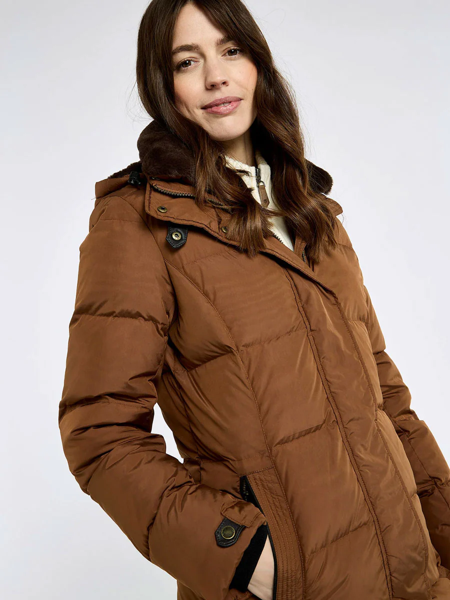 DUBARRY Aldborough Full Length Down Jacket - Women's - Russet - Image 4