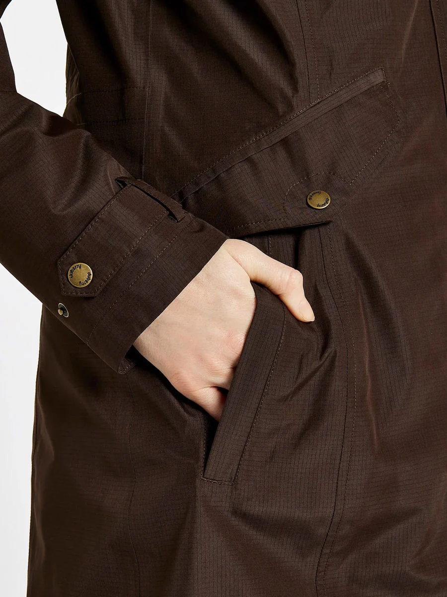 DUBARRY Alderford Waterproof Coat - Women's - Mahogany - Image 3