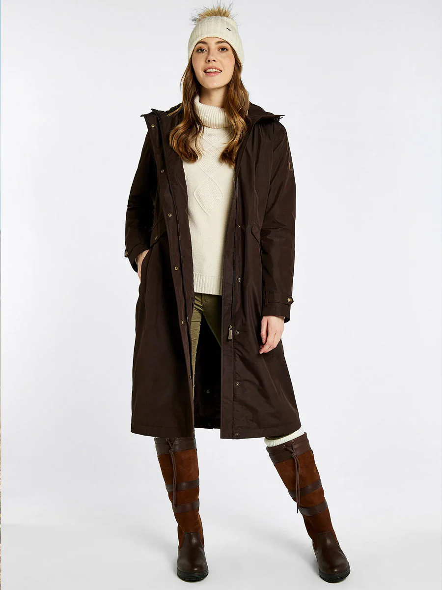 DUBARRY Alderford Waterproof Coat - Women's - Mahogany - Image 5
