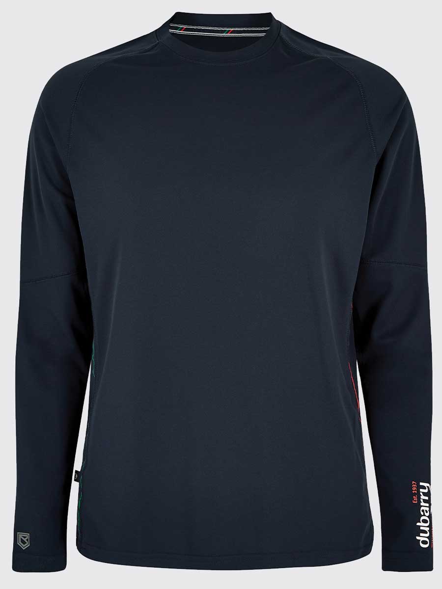 DUBARRY Ancona Long-Sleeved Technical T-Shirt - Men's - Navy - Image 3