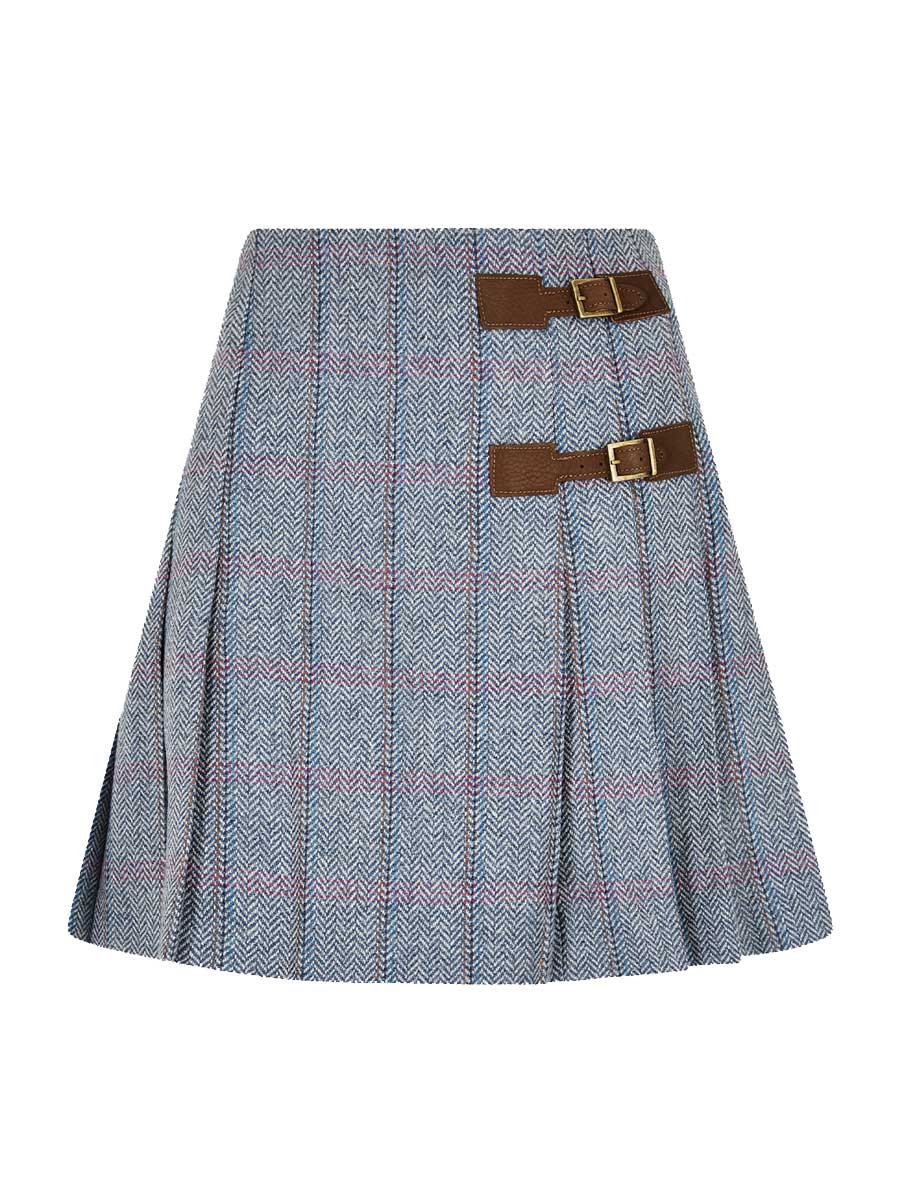 DUBARRY Blossom Ladies Tweed Skirt - Denim Haze - Image 4