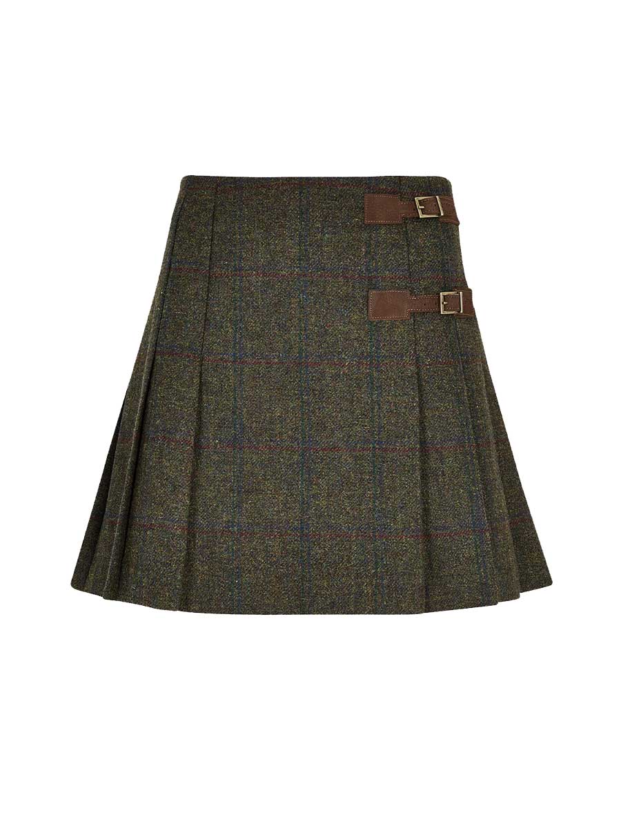 DUBARRY Blossom Ladies Tweed Skirt - Hemlock - Image 3