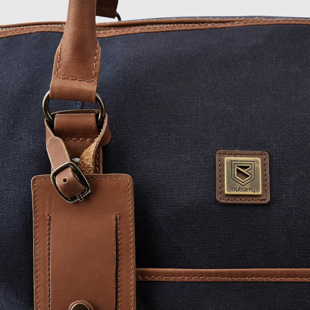 DUBARRY Brittas Wax Cotton Holdall - Navy - Image 2