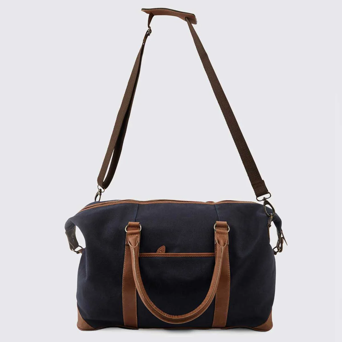DUBARRY Brittas Wax Cotton Holdall - Navy - Image 5