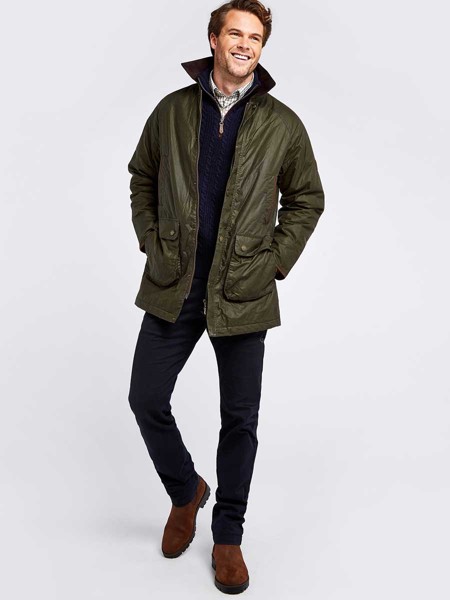 DUBARRY Brunswick Wax Jacket - Mens - Pine - Image 4