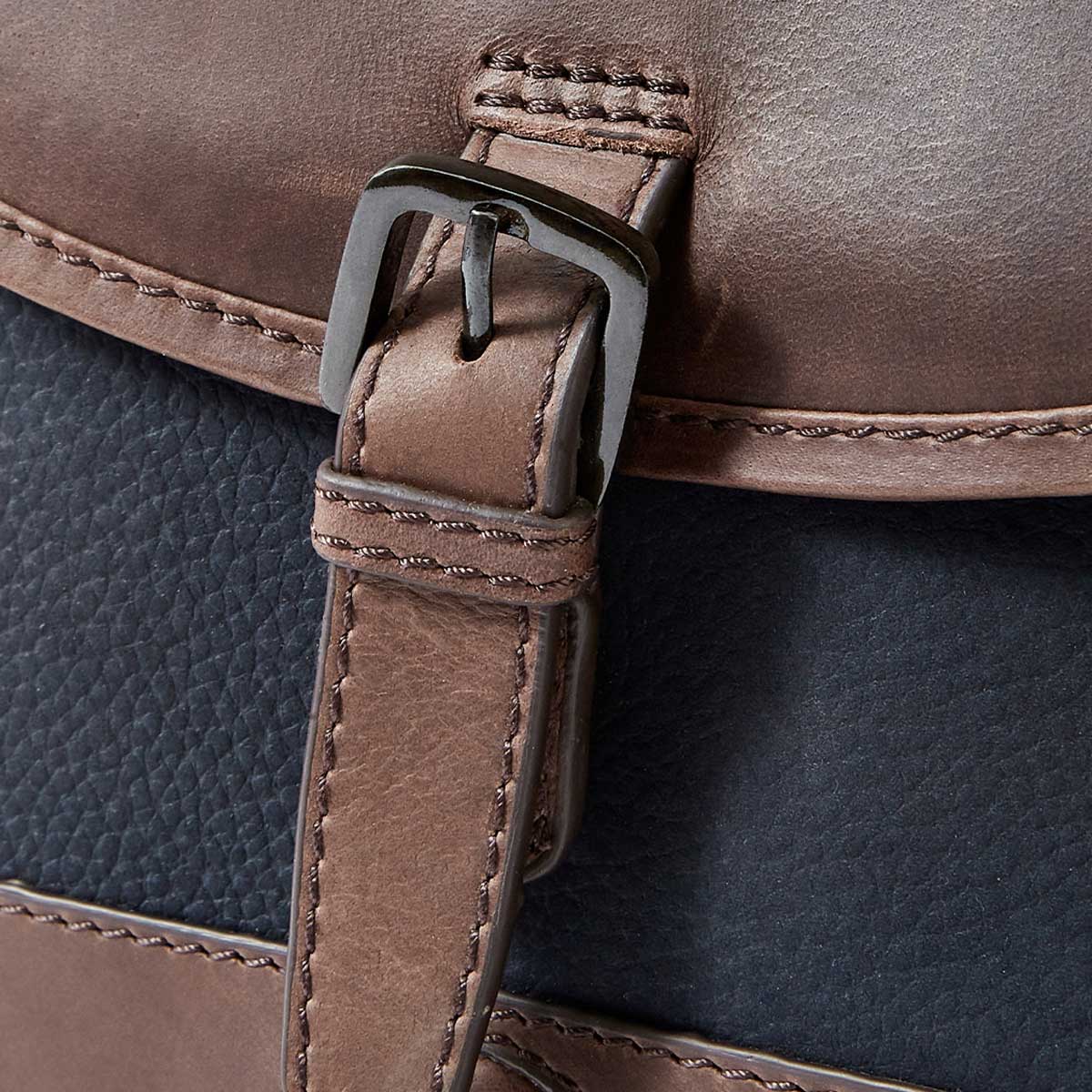 DUBARRY Clara Leather Handbag - Womens - Navy & Brown - Image 6