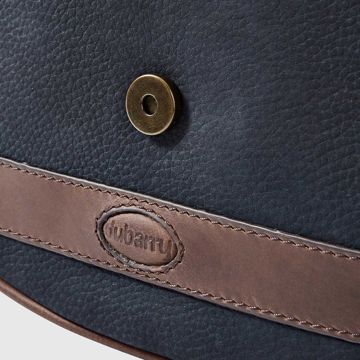 DUBARRY Clara Leather Handbag - Womens - Navy & Brown - Image 7