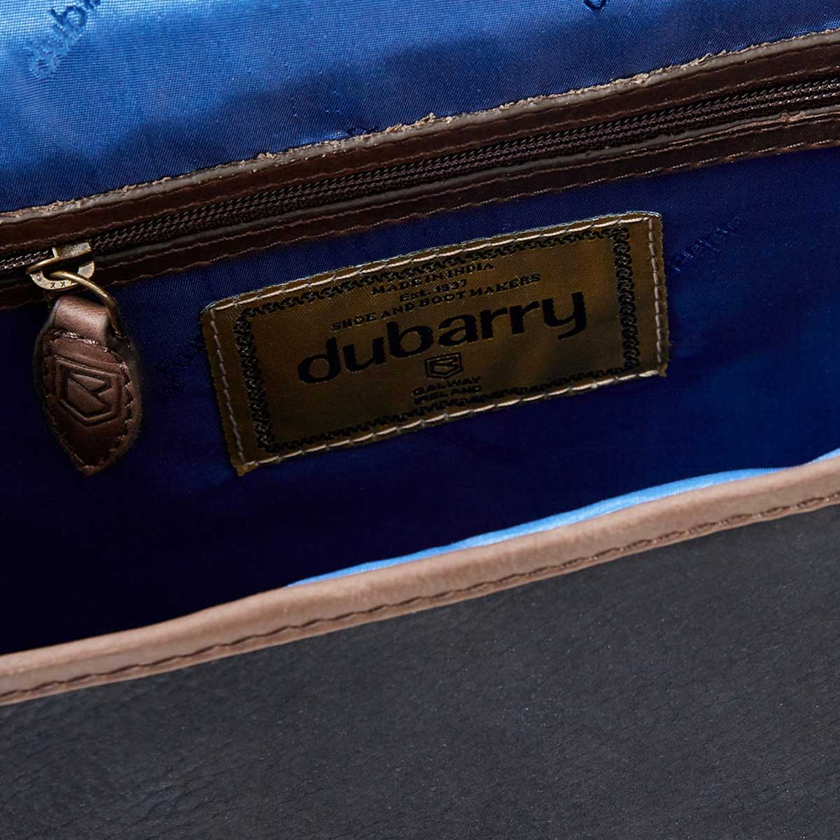 DUBARRY Clara Leather Handbag - Womens - Navy & Brown - Image 8
