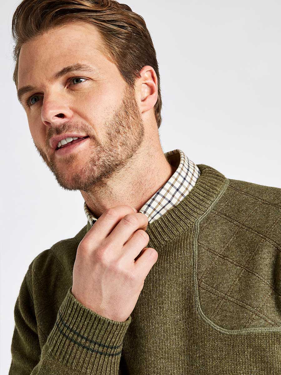DUBARRY Clarinbridge Crew Neck Sweater - Men's - Dusk Green - Image 2