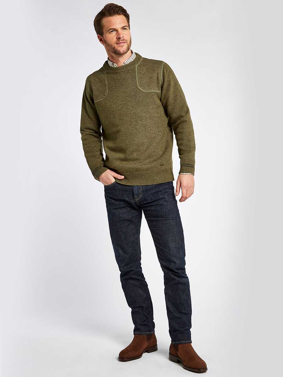 DUBARRY Clarinbridge Crew Neck Sweater - Men's - Dusk Green - Image 5