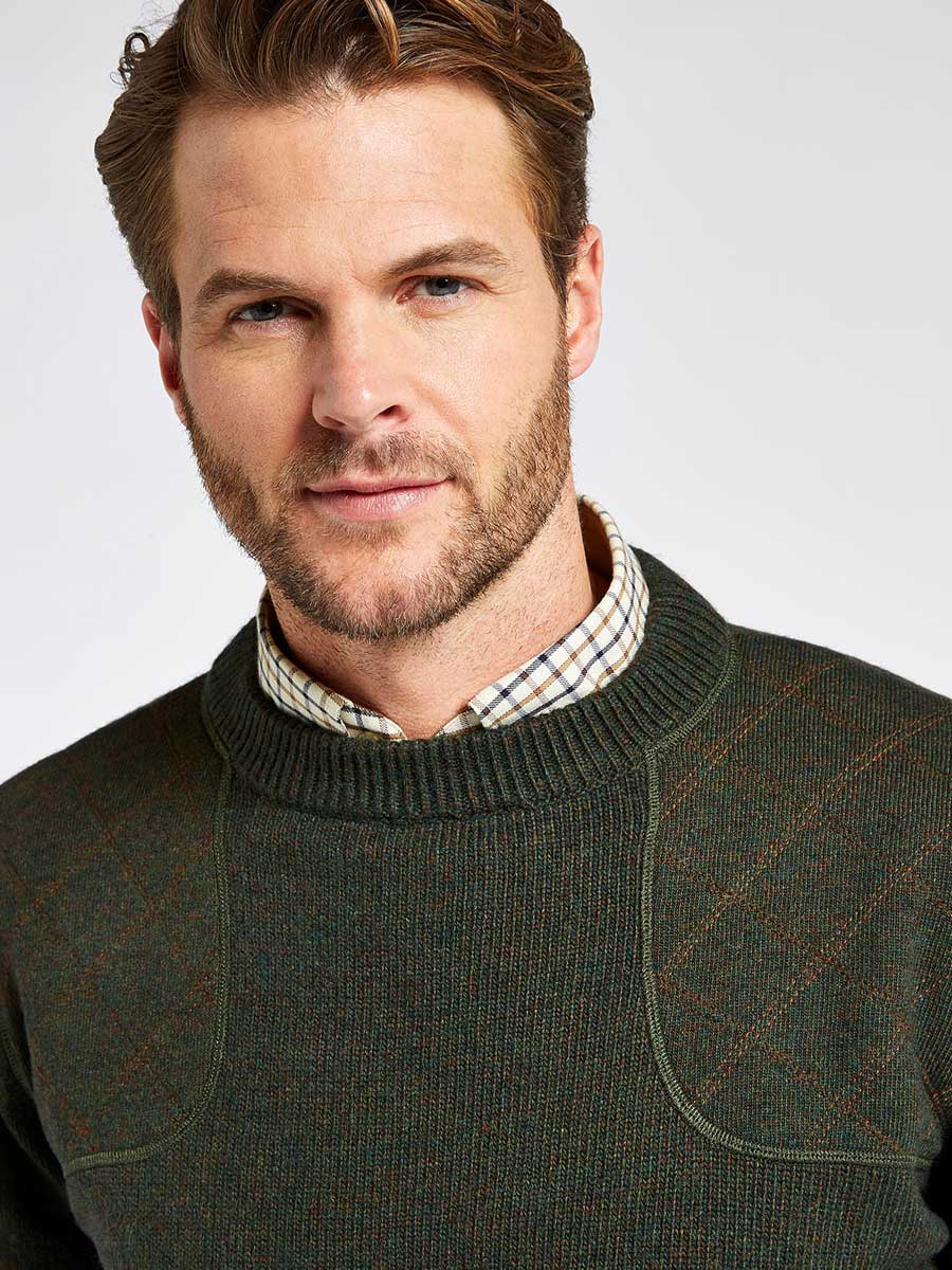 DUBARRY Clarinbridge Crew Neck Sweater - Men's - Olive - Image 2