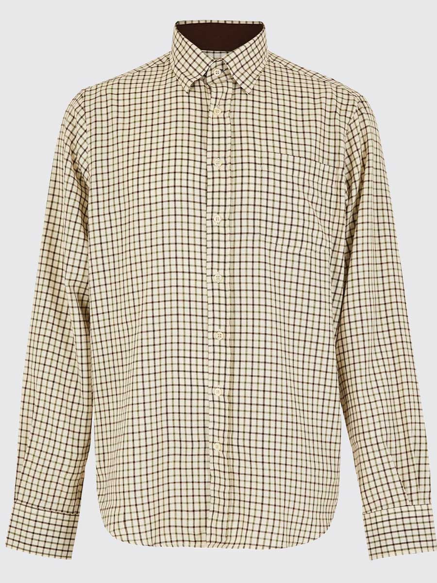 DUBARRY Connell Tattersall Check Shirt - Men's - Mahogany - Image 2