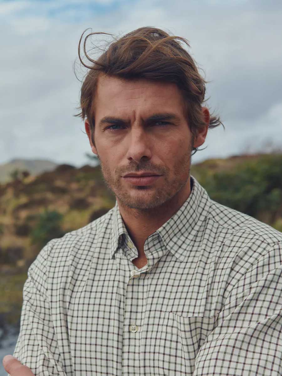 DUBARRY Connell Tattersall Check Shirt - Men's - Mahogany - Image 3