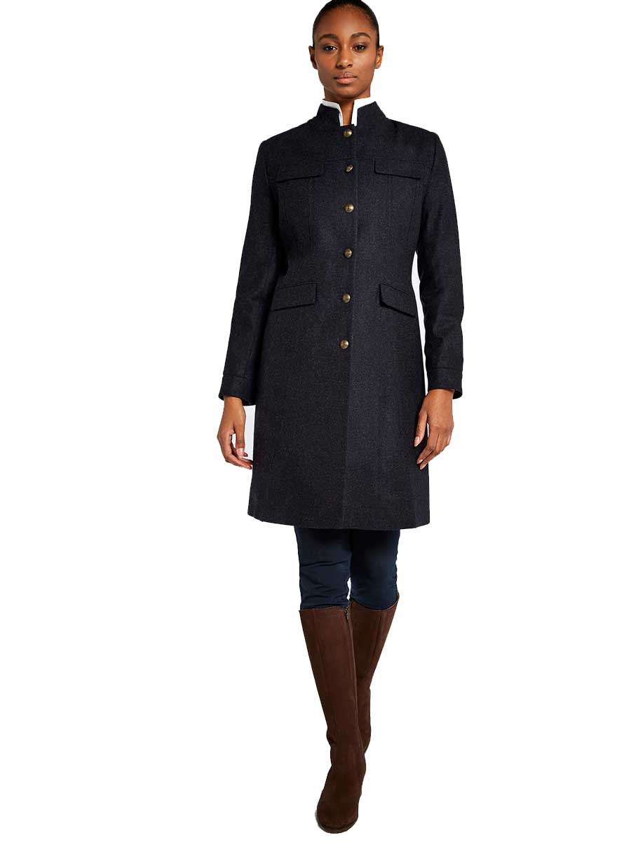 DUBARRY Coolepark Tweed Coat - Ladies - Navy - Image 5
