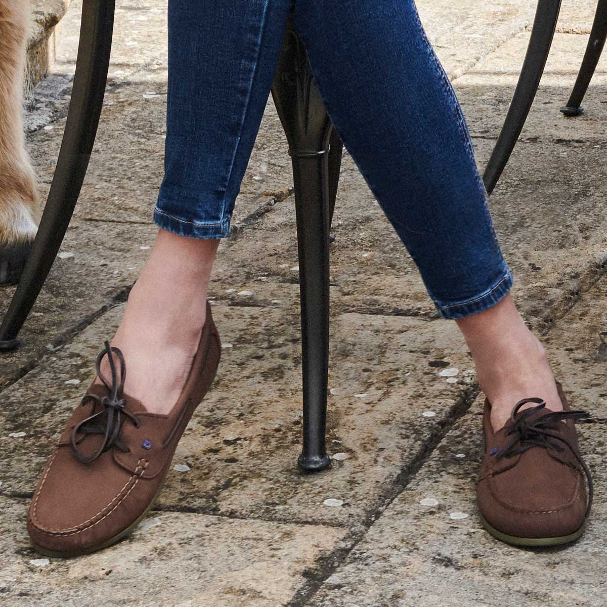 DUBARRY Ladies Aruba Deck Shoes - Cafe - Image 2