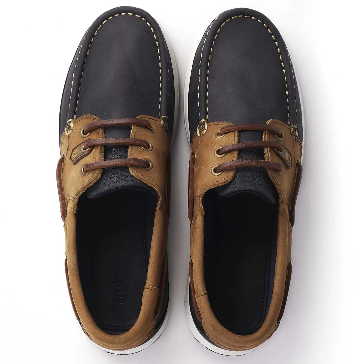 DUBARRY Ladies Auckland Deck Shoes - Denim / Tan - Image 4
