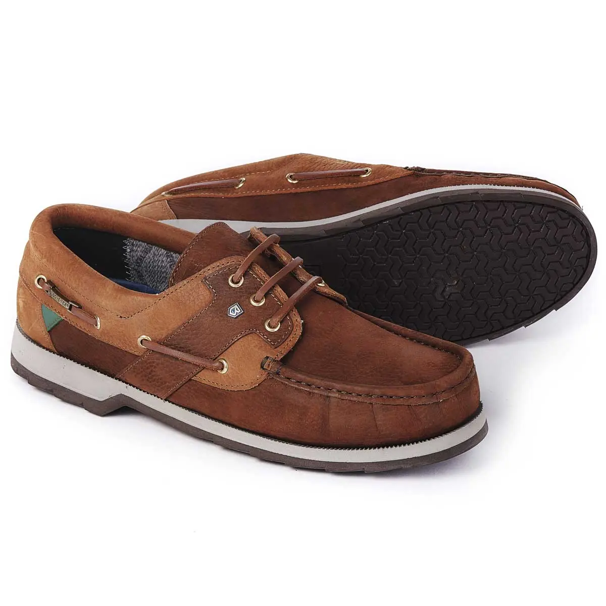 DUBARRY Clipper Deck Shoes - Men's Gore-Tex - Brown Nubuck - Image 2