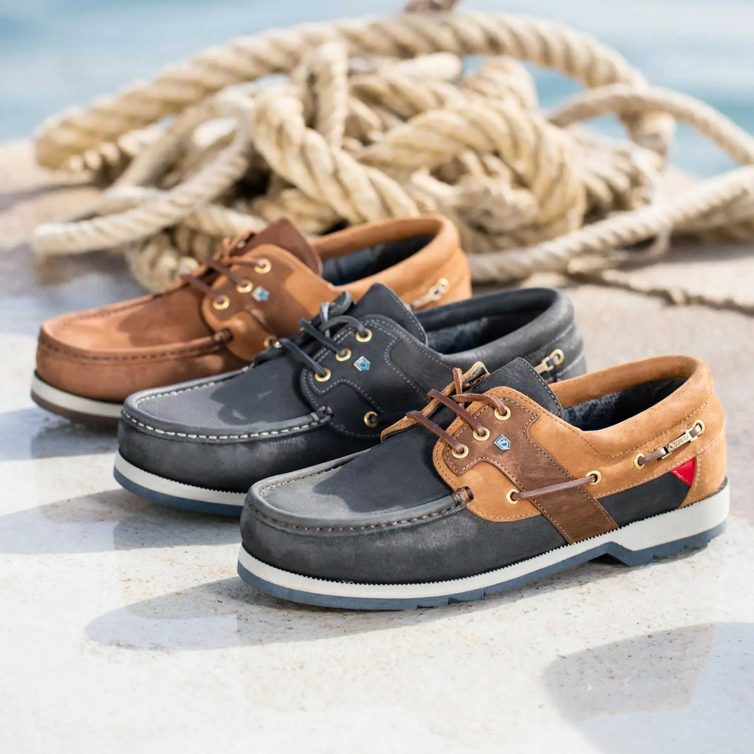 DUBARRY Men's Clipper Gore-Tex Deck Shoes - Navy - Image 5