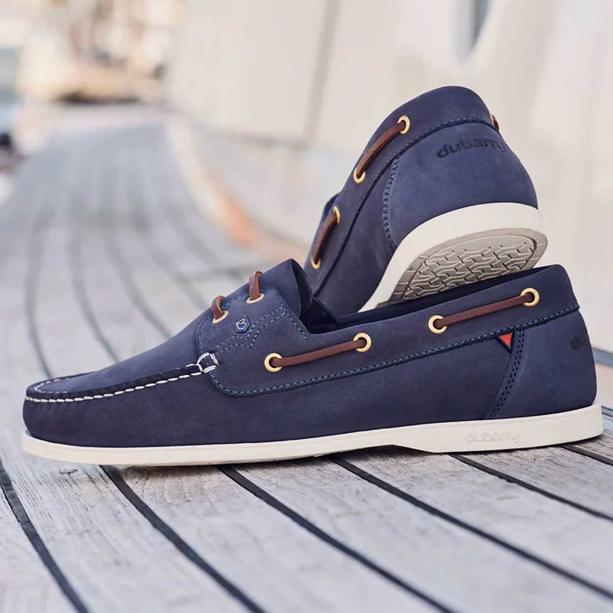DUBARRY Men's Port Deck Shoes - Denim Nubuck - Image 2