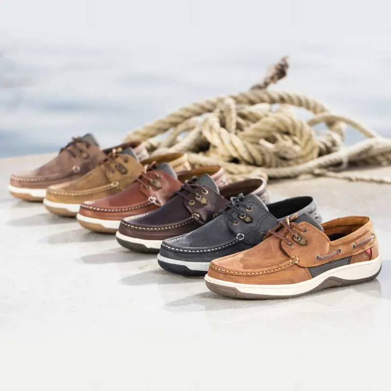 DUBARRY Men's Regatta Deck Shoes - Old Rum - Image 3