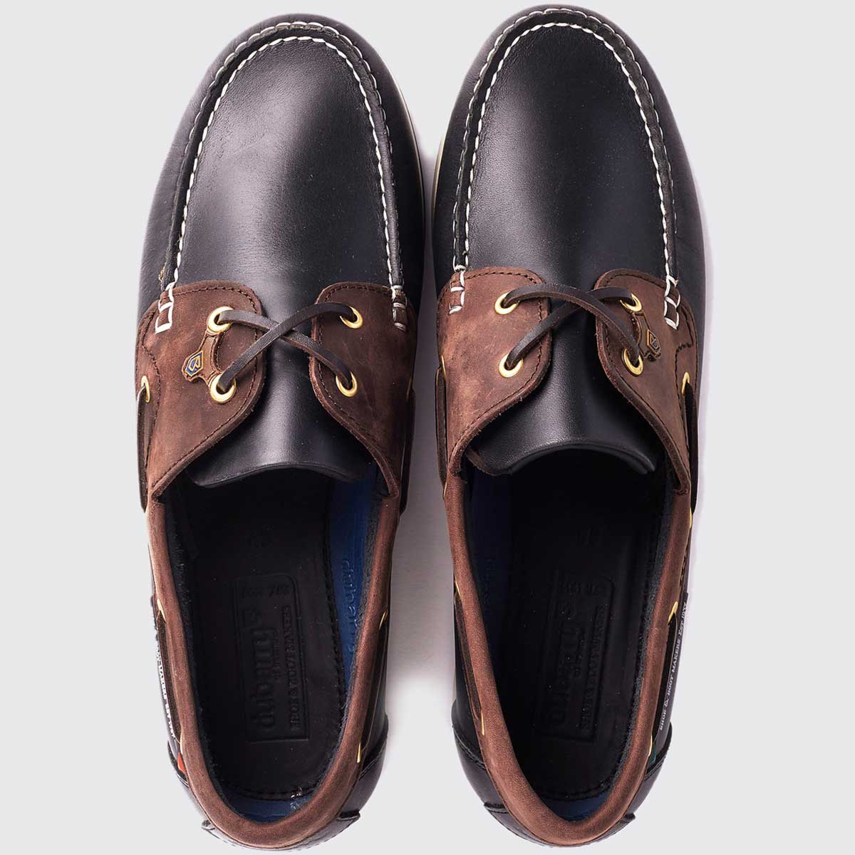 DUBARRY Men's Sailmaker X LT Deck Shoes - Navy & Brown - Image 3