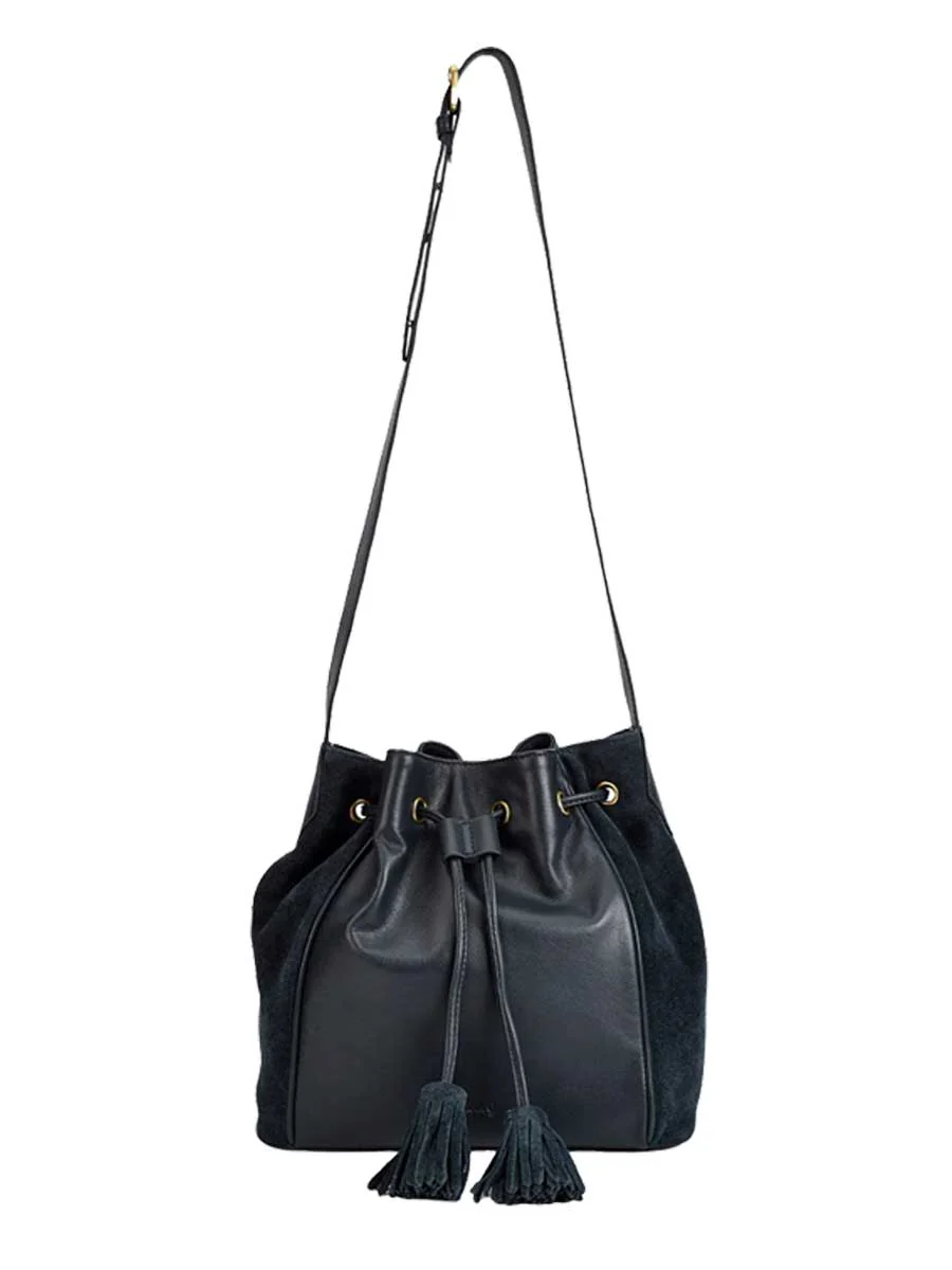 DUBARRY Doonbeg Cross-Body Bucket Bag - Navy - Image 4