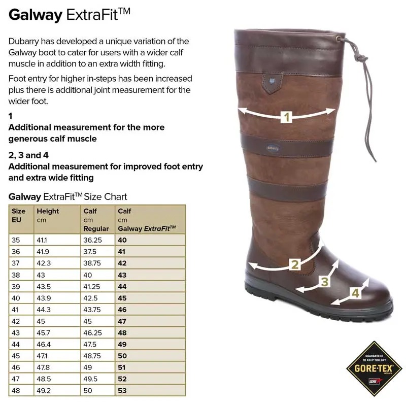 DUBARRY Galway ExtraFit™ Country Boots - Black & Brown - Image 5